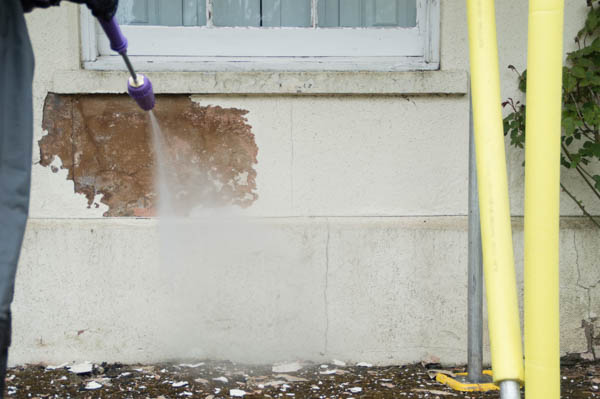 render cleaning, exterior building cleaning, High level cleaning