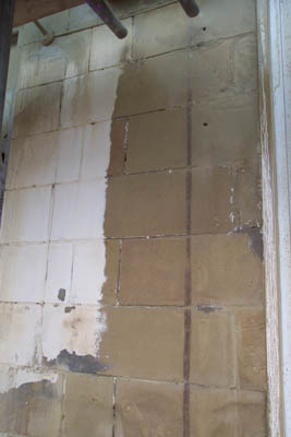 painted stone cleaning, paint removal, sandblasting, sand jet, yorkshire, derbyshire, uk